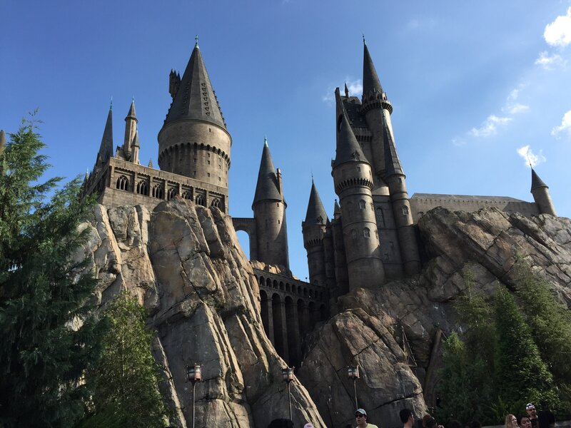 Hogwarts Castle — Blue, Dramatic