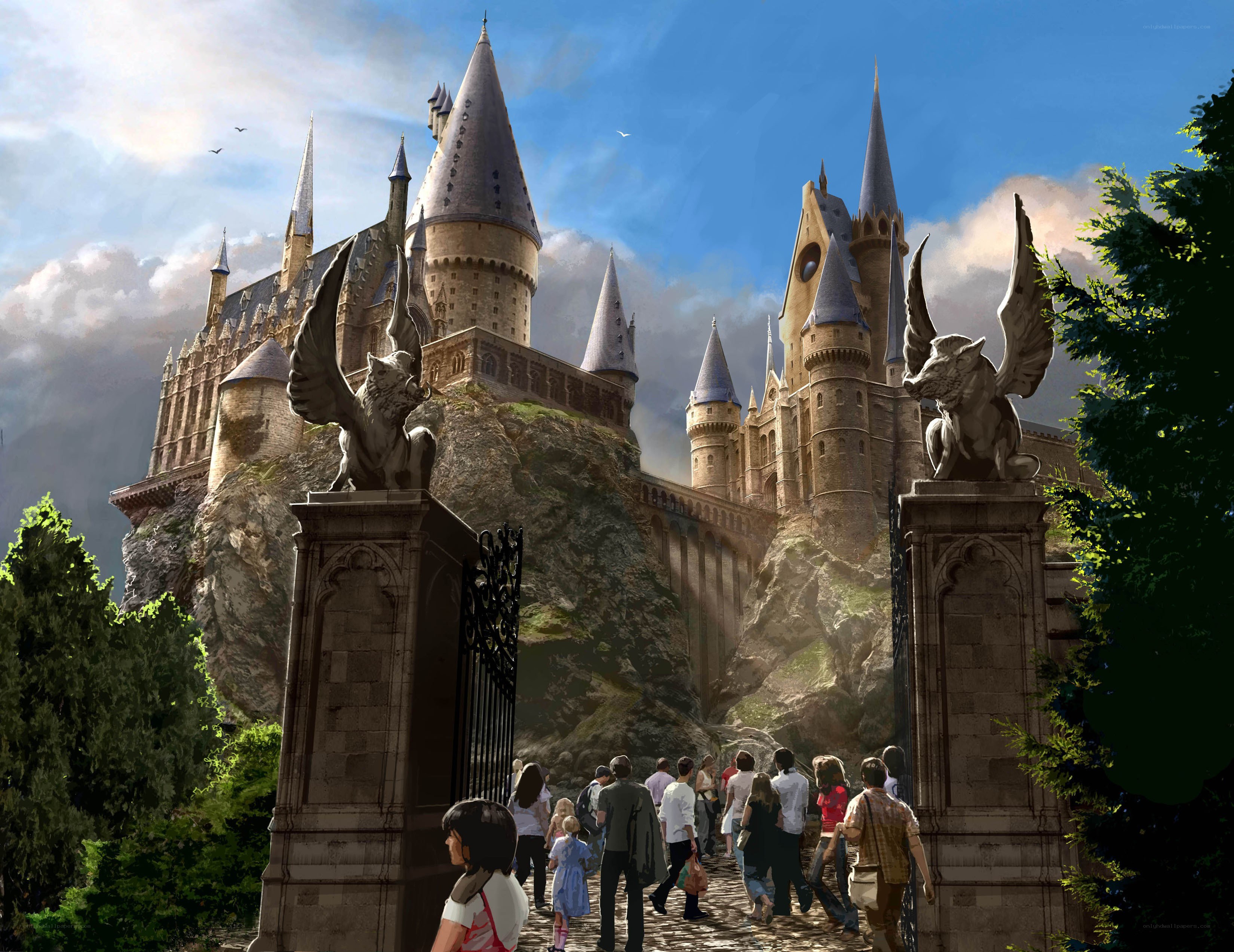 Hogwarts Castle entrance