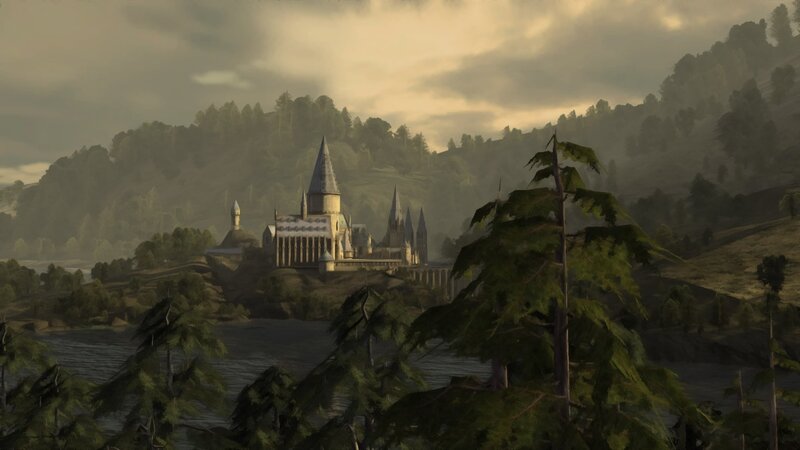 Hogwarts Castle — Green, Serene, Afternoon