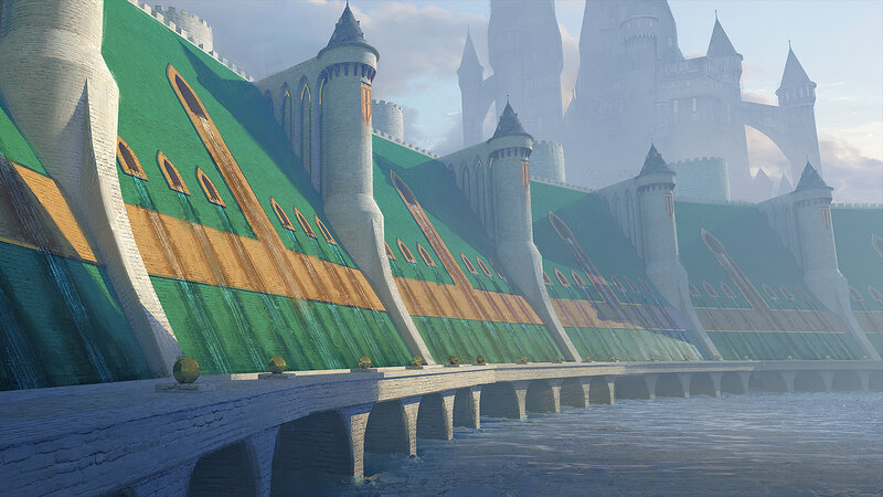 Hogwarts Castle — Green