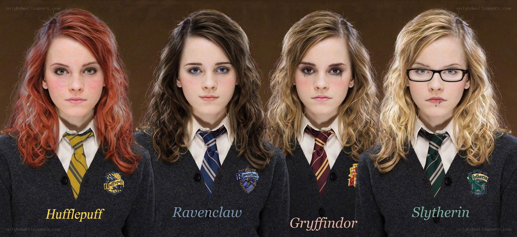 Hogwarts house portraits