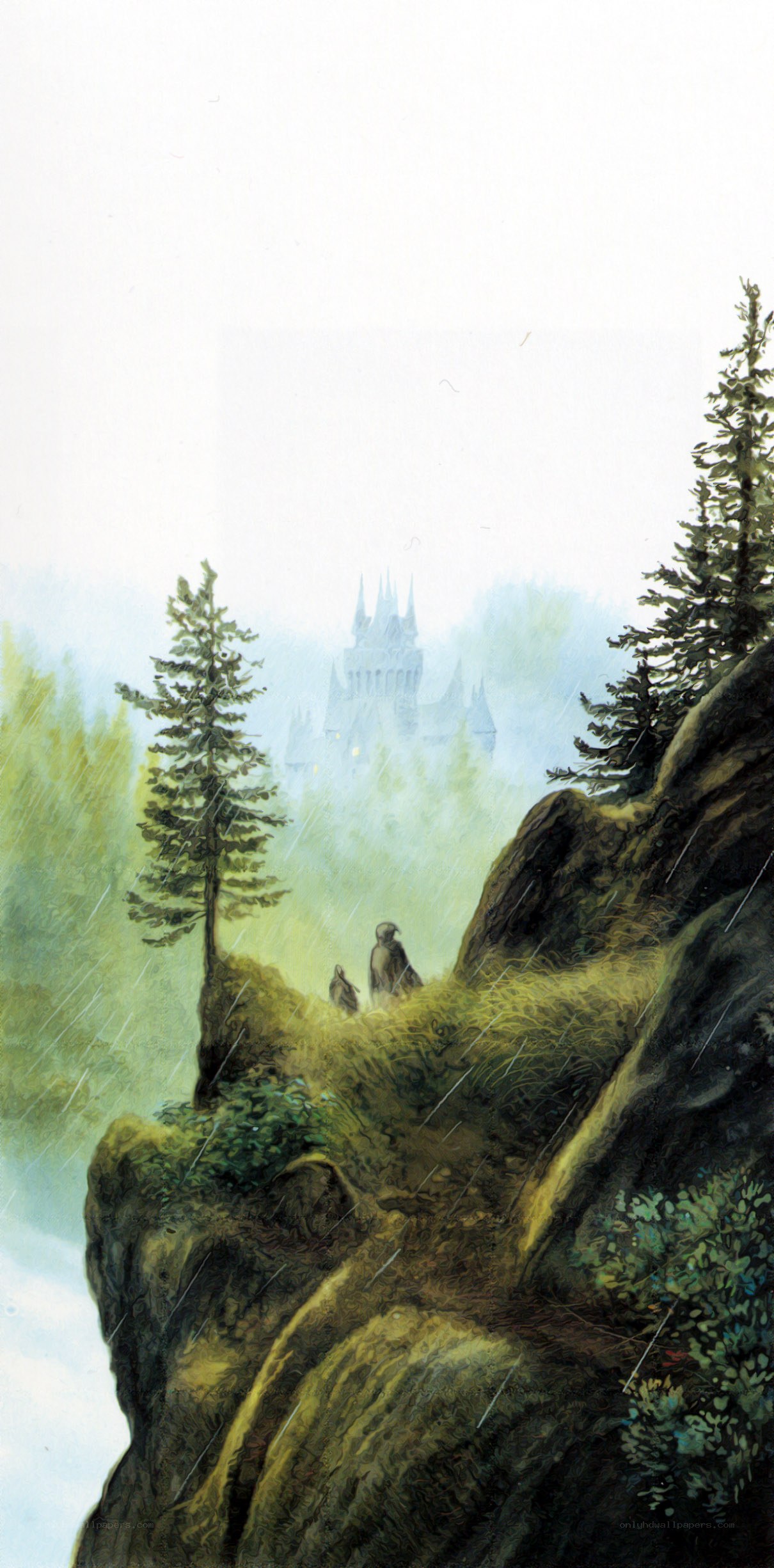 Hogwarts in the rain