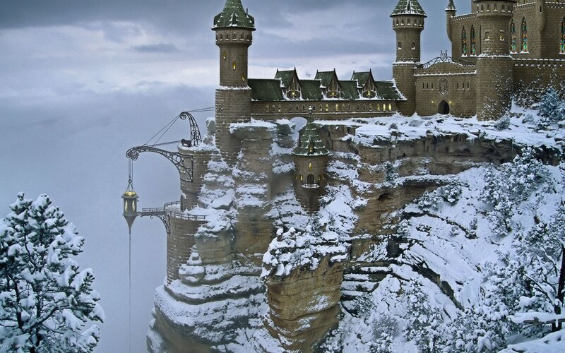Hogwarts in winter