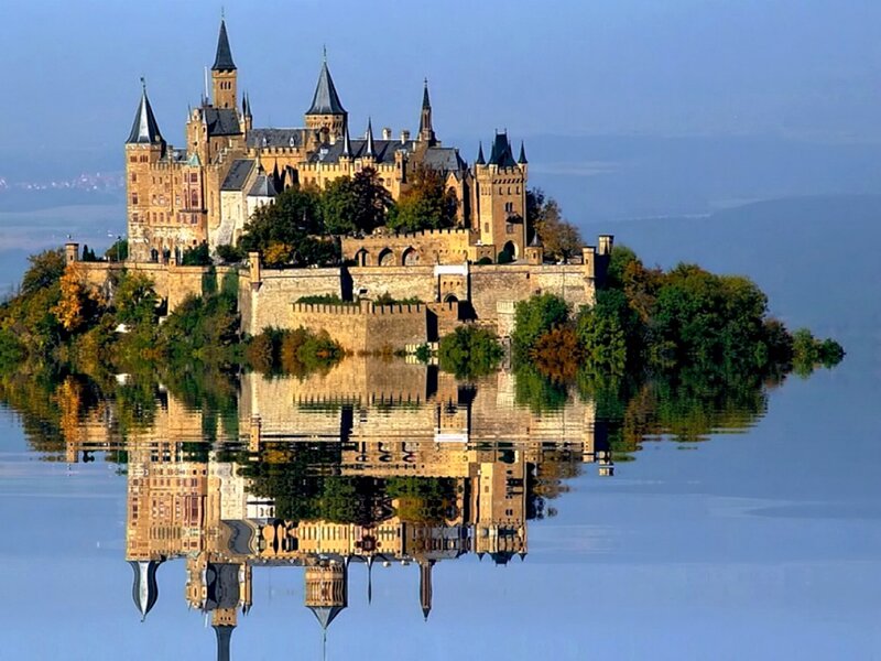 Hohenzollern Castle — Blue, Serene