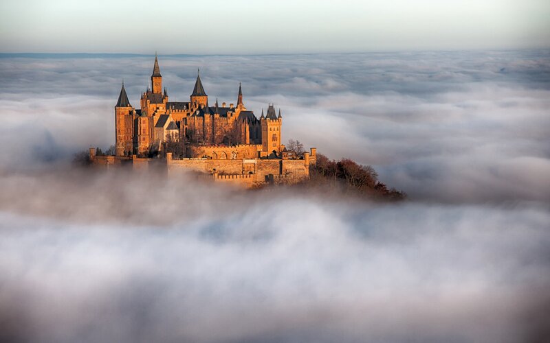 Hohenzollern Castle — Gray, Serene