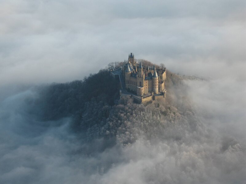 Hohenzollern Castle — Gray