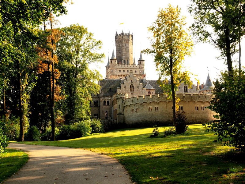 Hohenzollern Castle — Green, Serene, Afternoon, Photograph