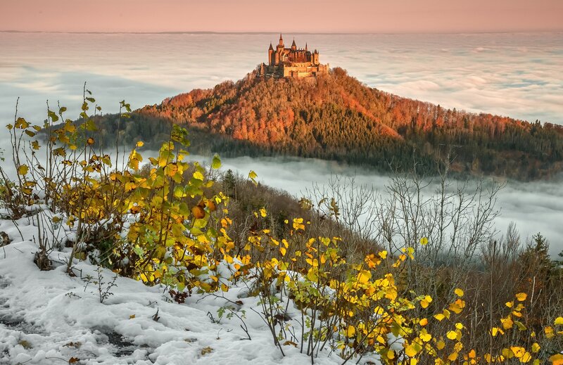 Hohenzollern Castle — Orange, Serene