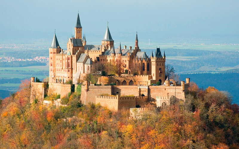 Hohenzollern Castle — Orange