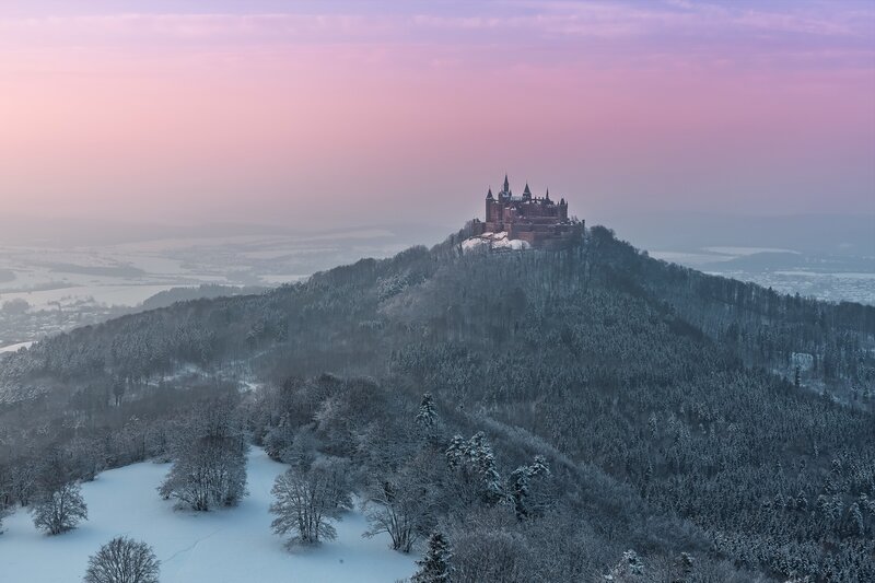 Hohenzollern Castle — Pink