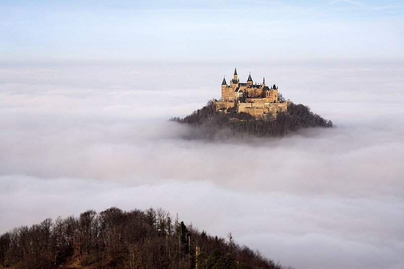 Hohenzollern Castle — White