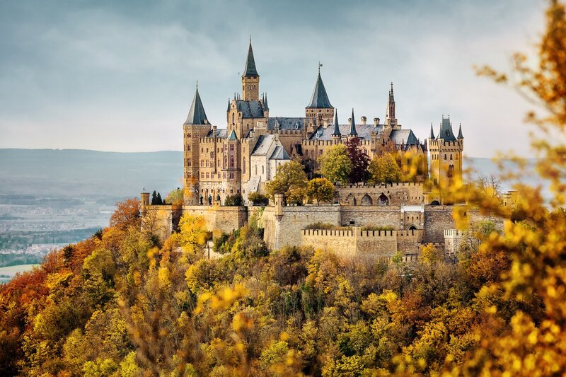 Hohenzollern Castle — Yellow, Serene