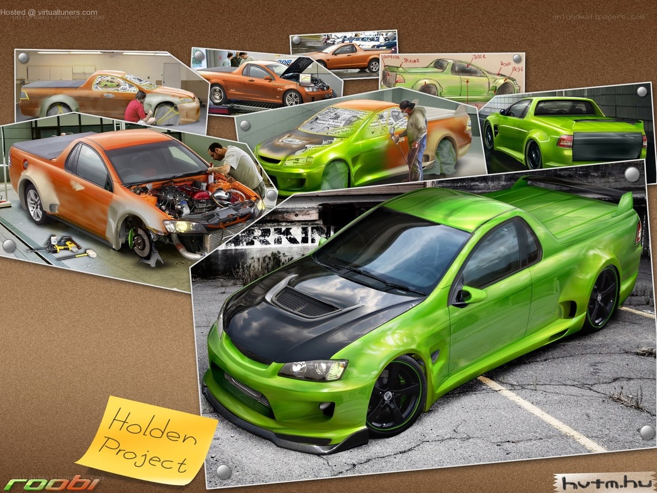 Holden Project Car Collage