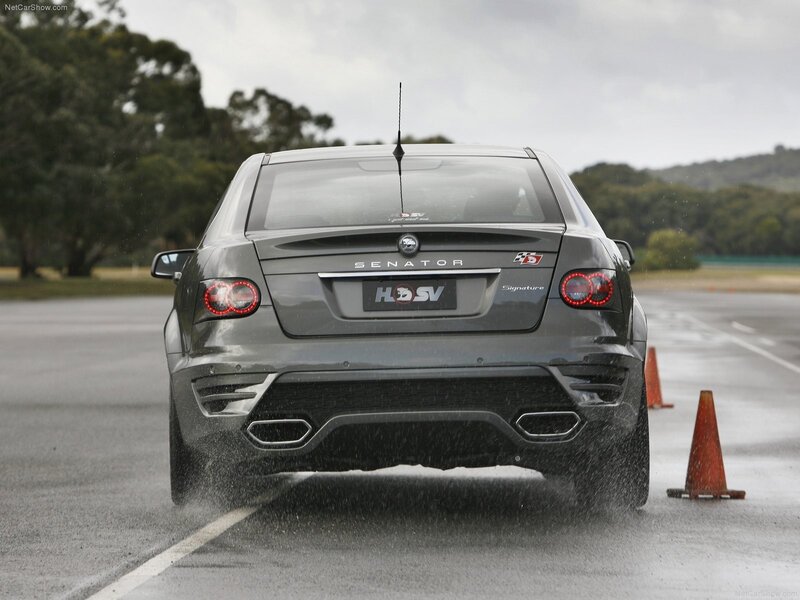 Holden Senator H-SSV on wet track