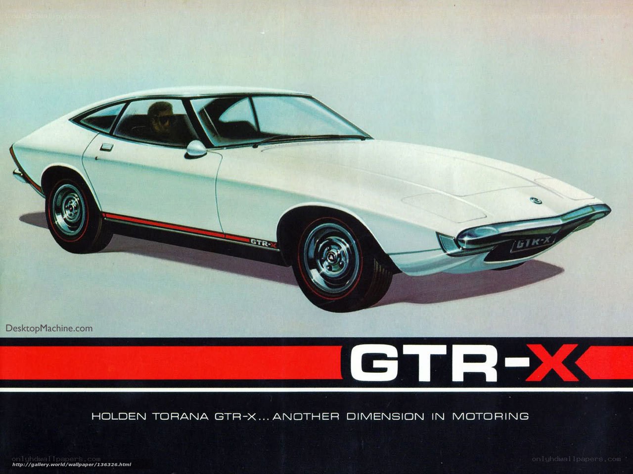 Holden Torana GTR-X car poster