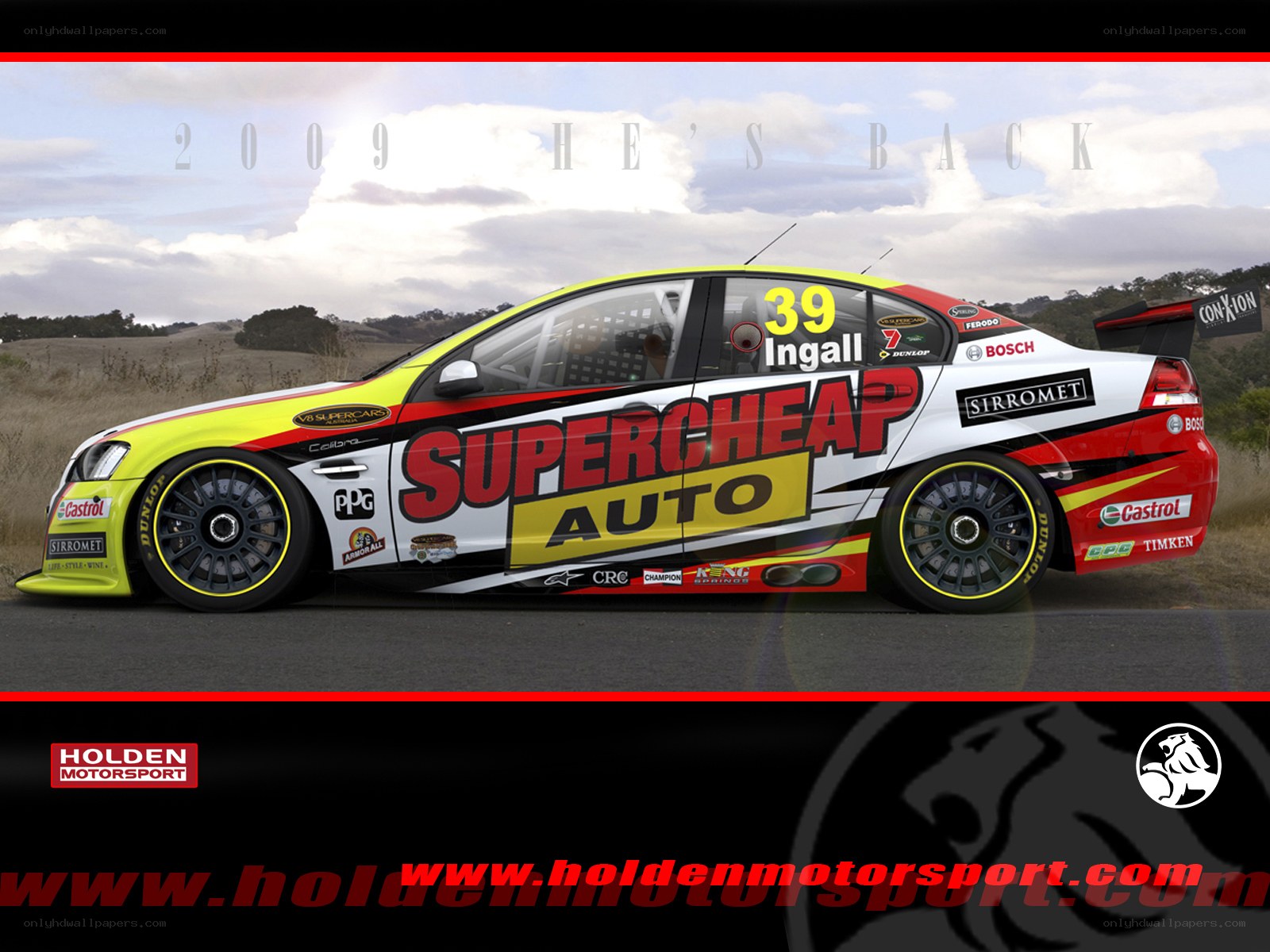 Holden V8 Supercar race car
