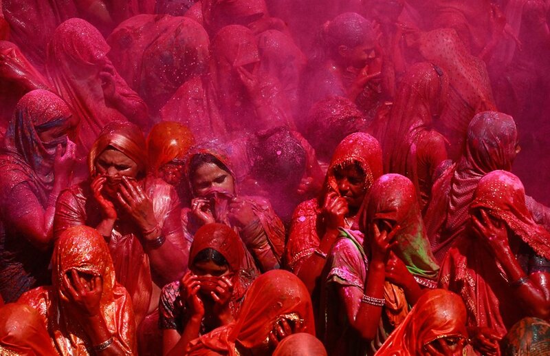 Holi festival celebration