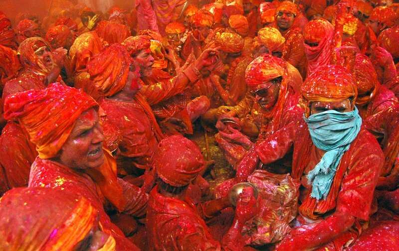 Holi festival celebration