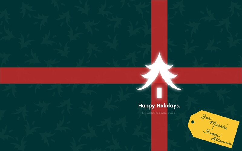 holiday gift wrap design