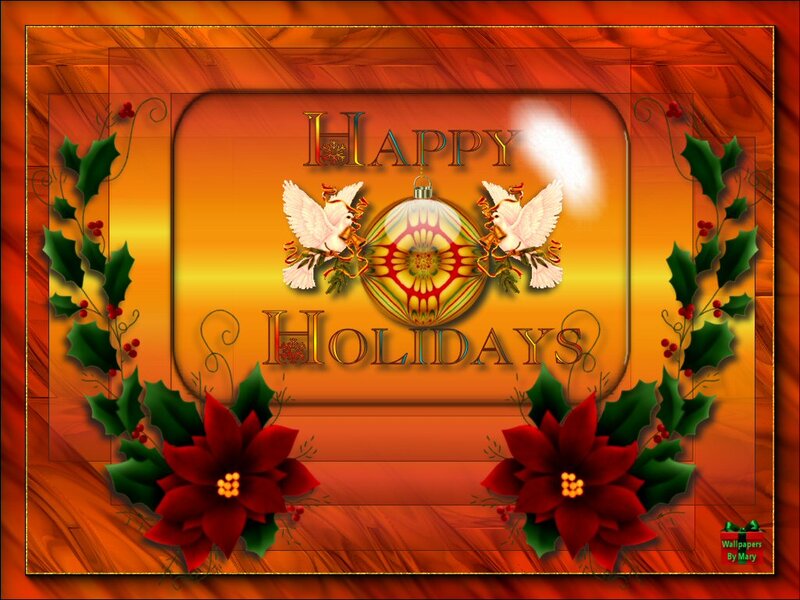 Holiday Greeting Card — Red