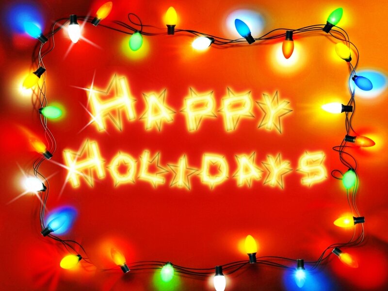 Holiday Lights Frame