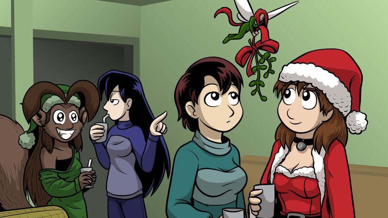 Holiday party with friends