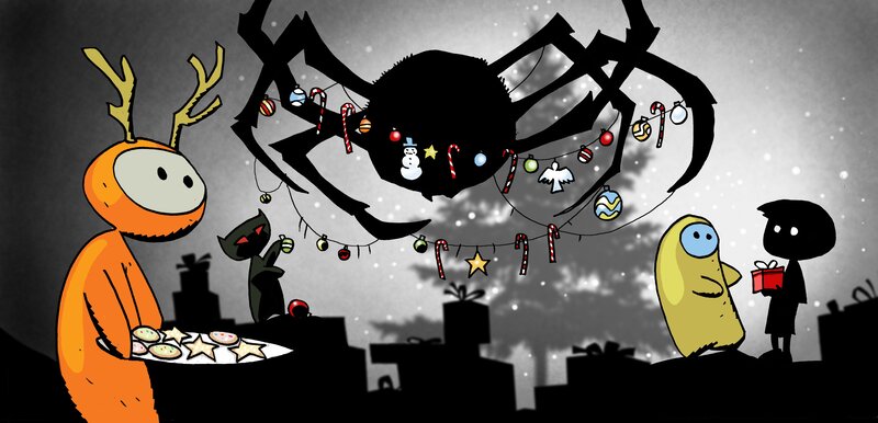 holiday spider celebration