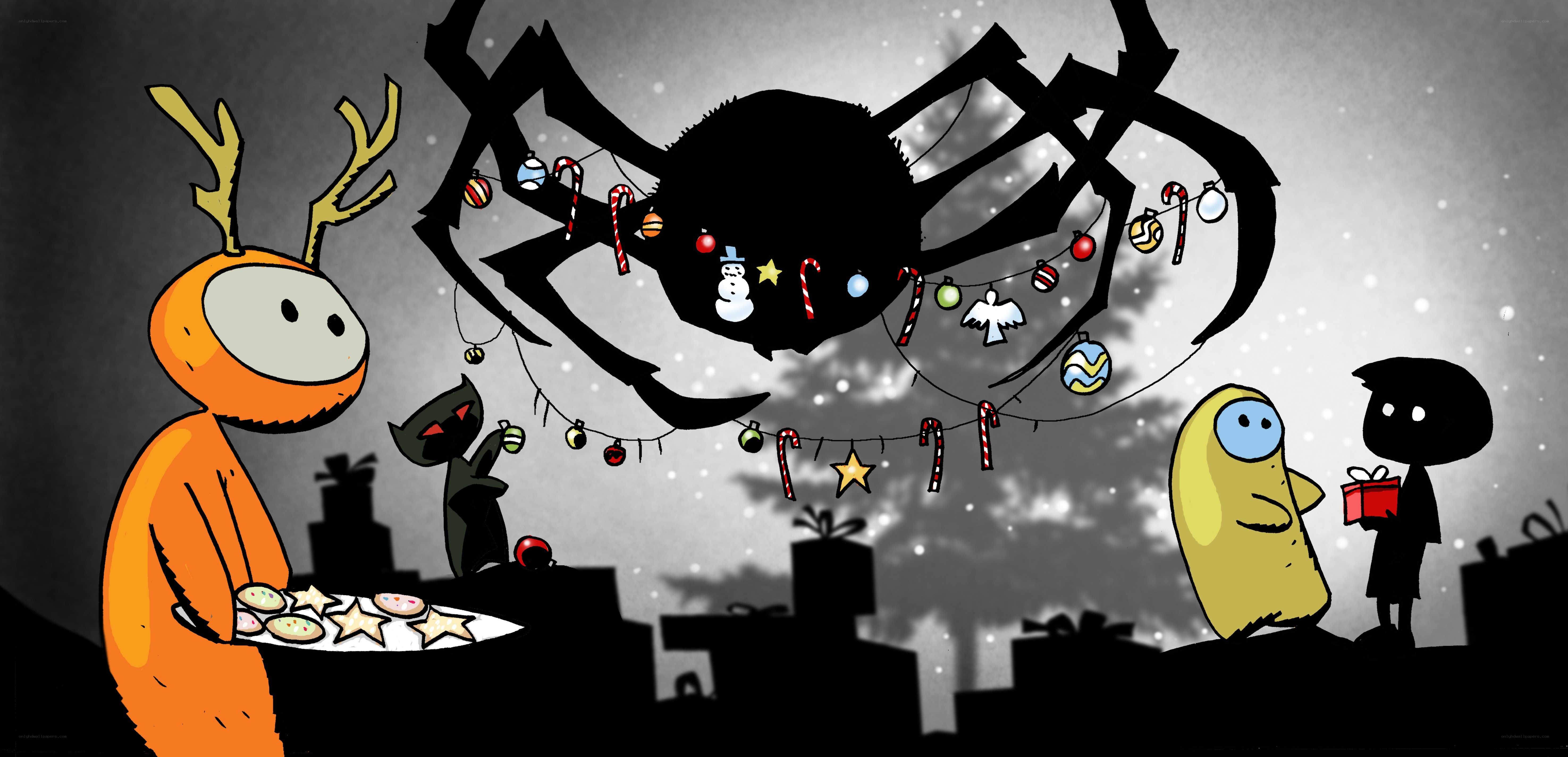 holiday spider celebration