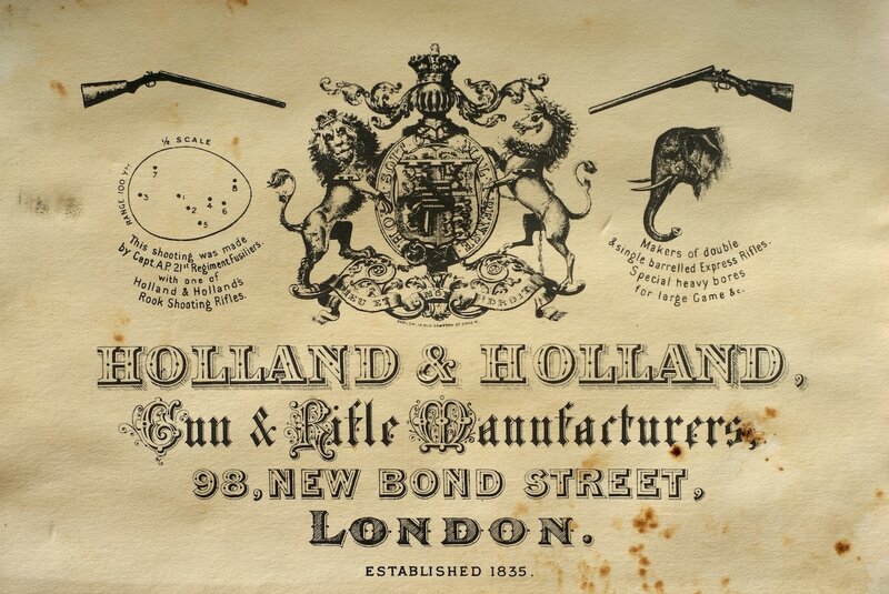 Holland & Holland advertisement