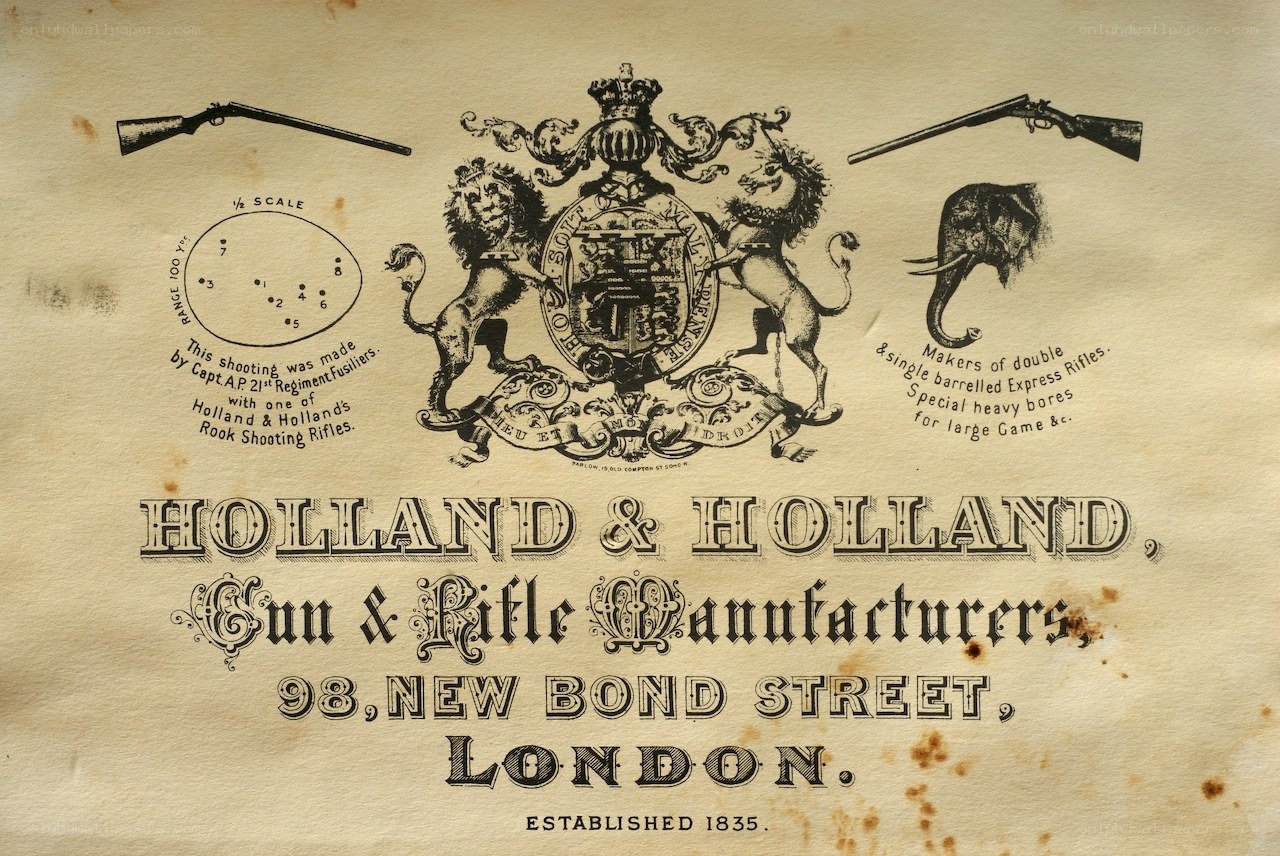 Holland & Holland advertisement