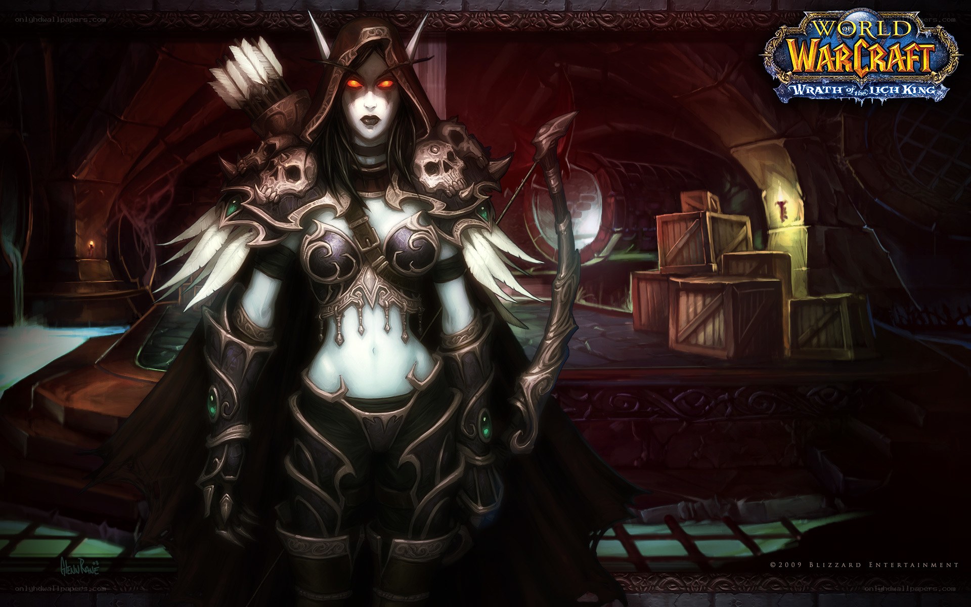 Hollow Queen in a dungeon