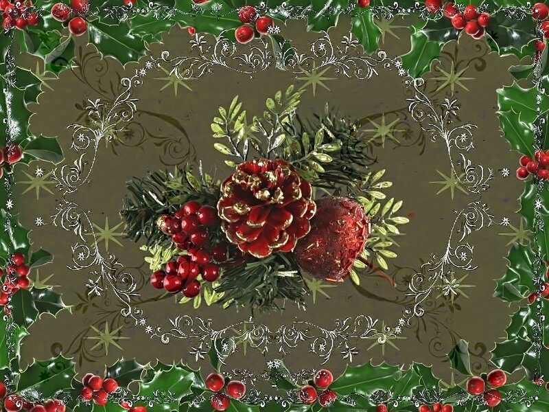 Holly Berry Arrangement