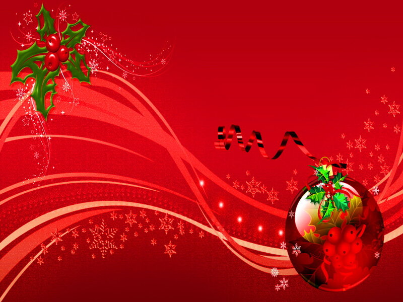 Holly Berry Ornament — Red, Festive