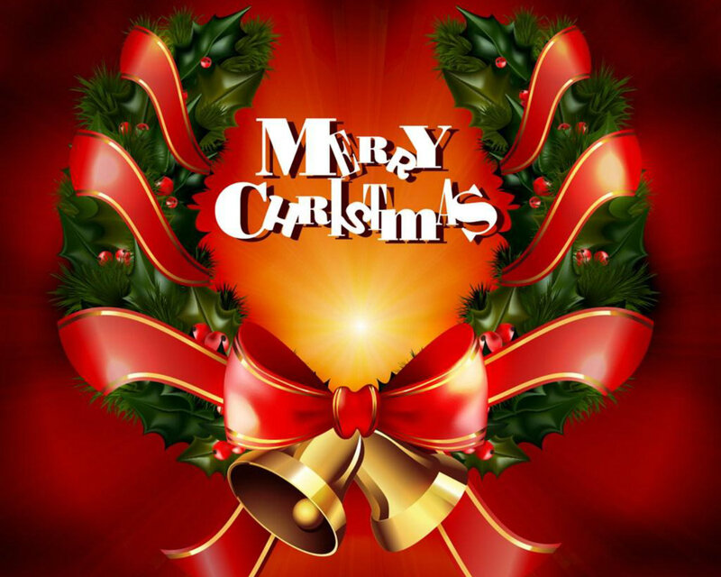 Holly Wreath with Bells