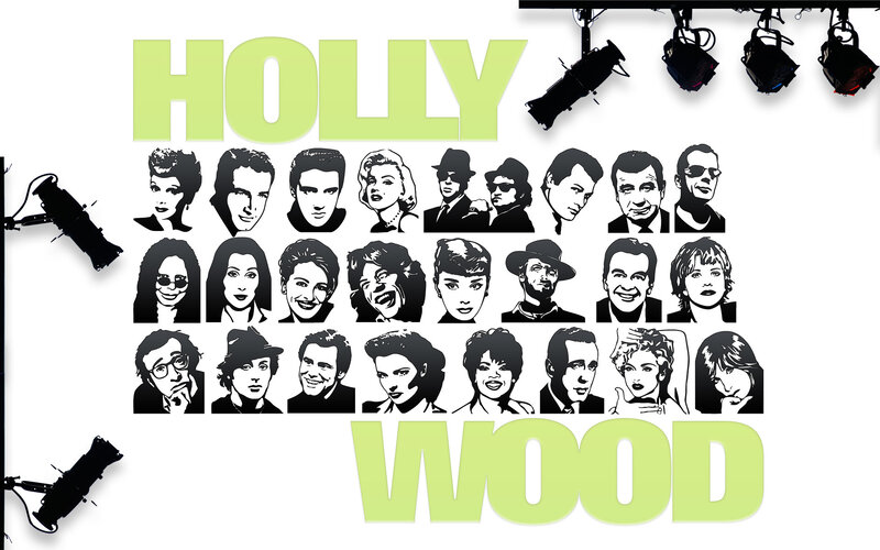 Hollywood celebrity portraits