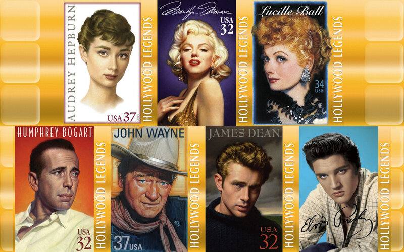Hollywood Legends Stamps