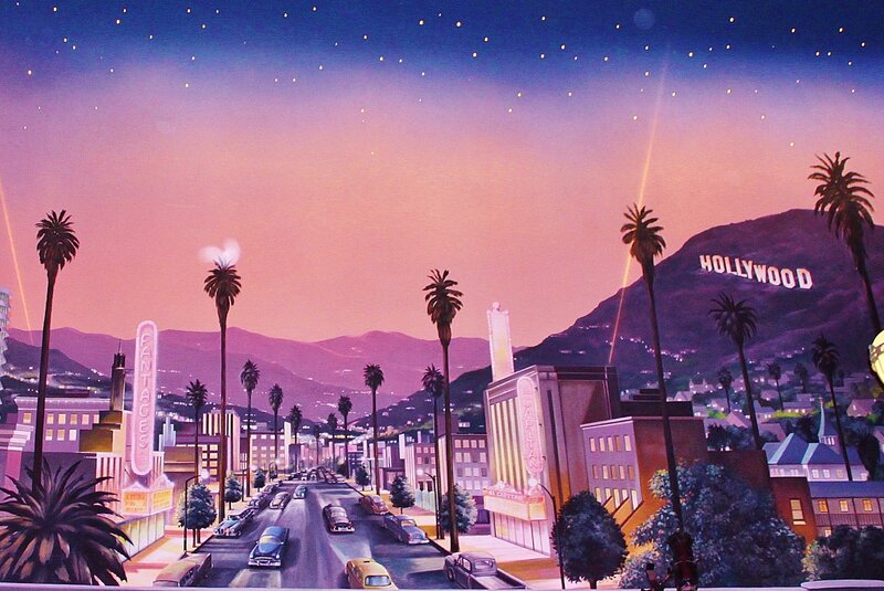 Hollywood Sign at Dusk