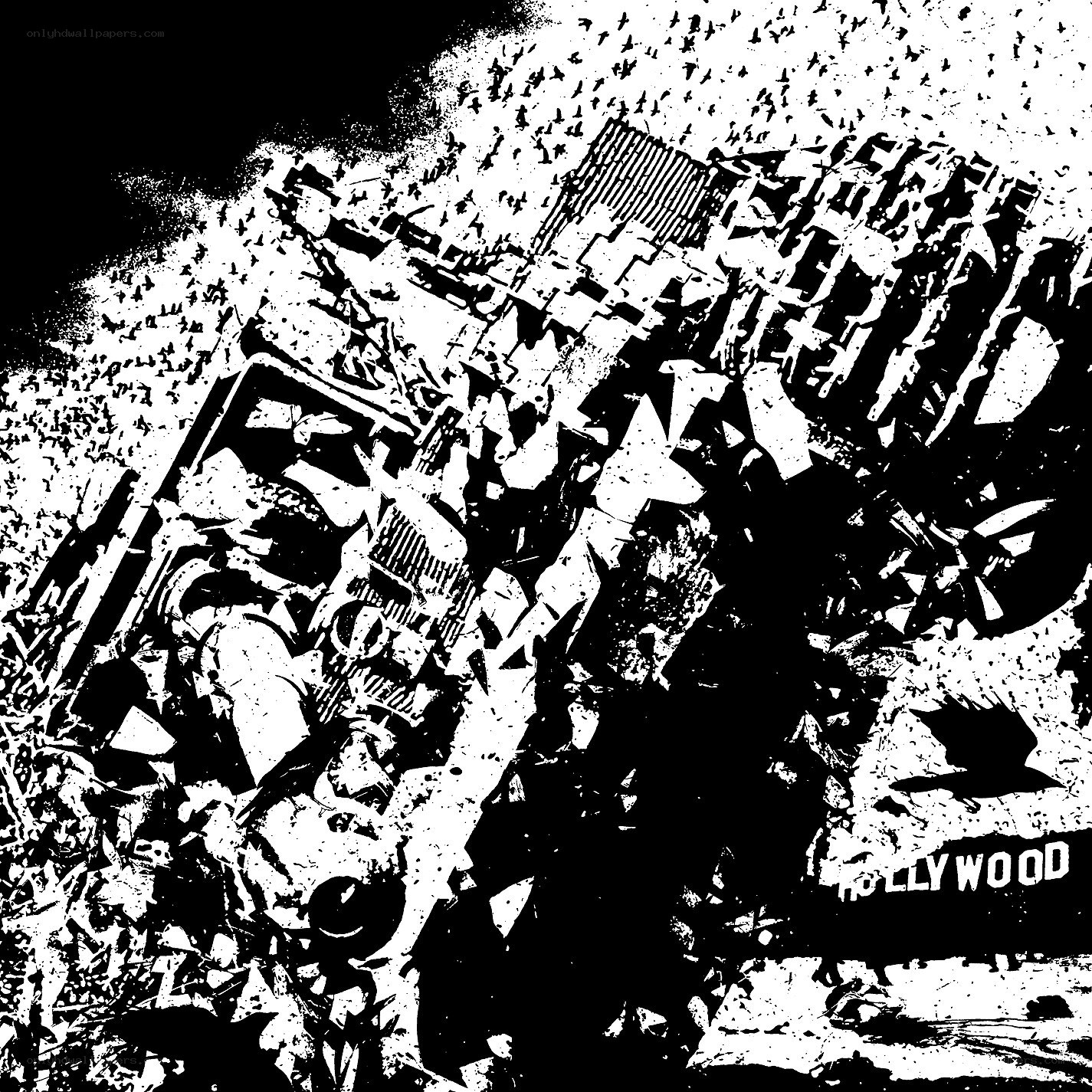 Hollywood sign destruction