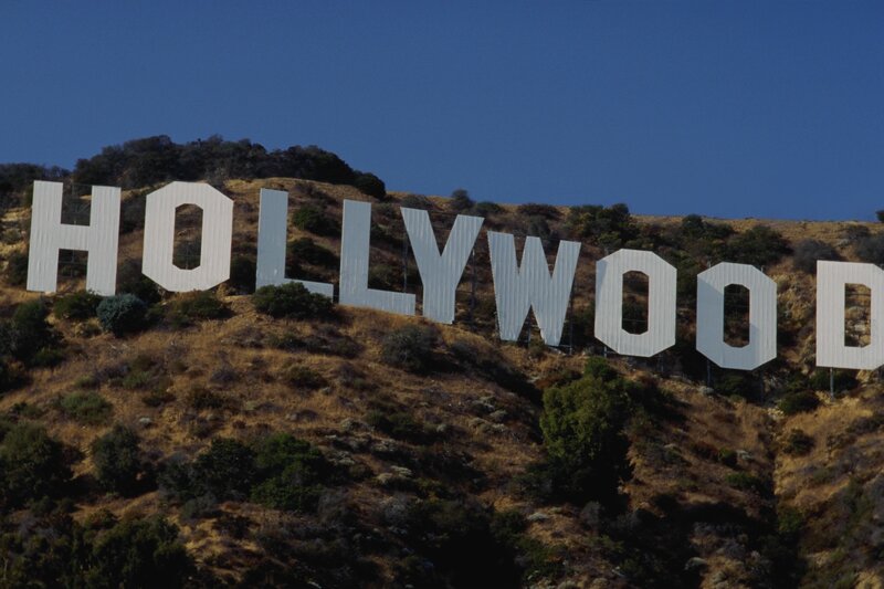 Hollywood sign on hillside