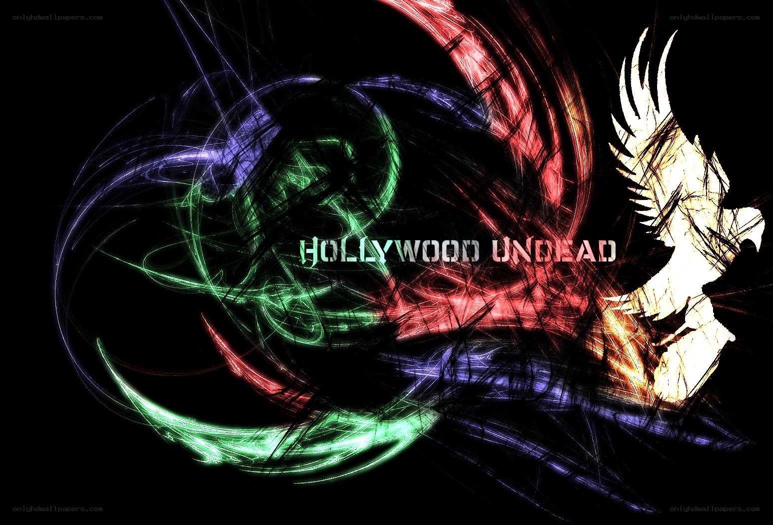 Hollywood Undead abstract art