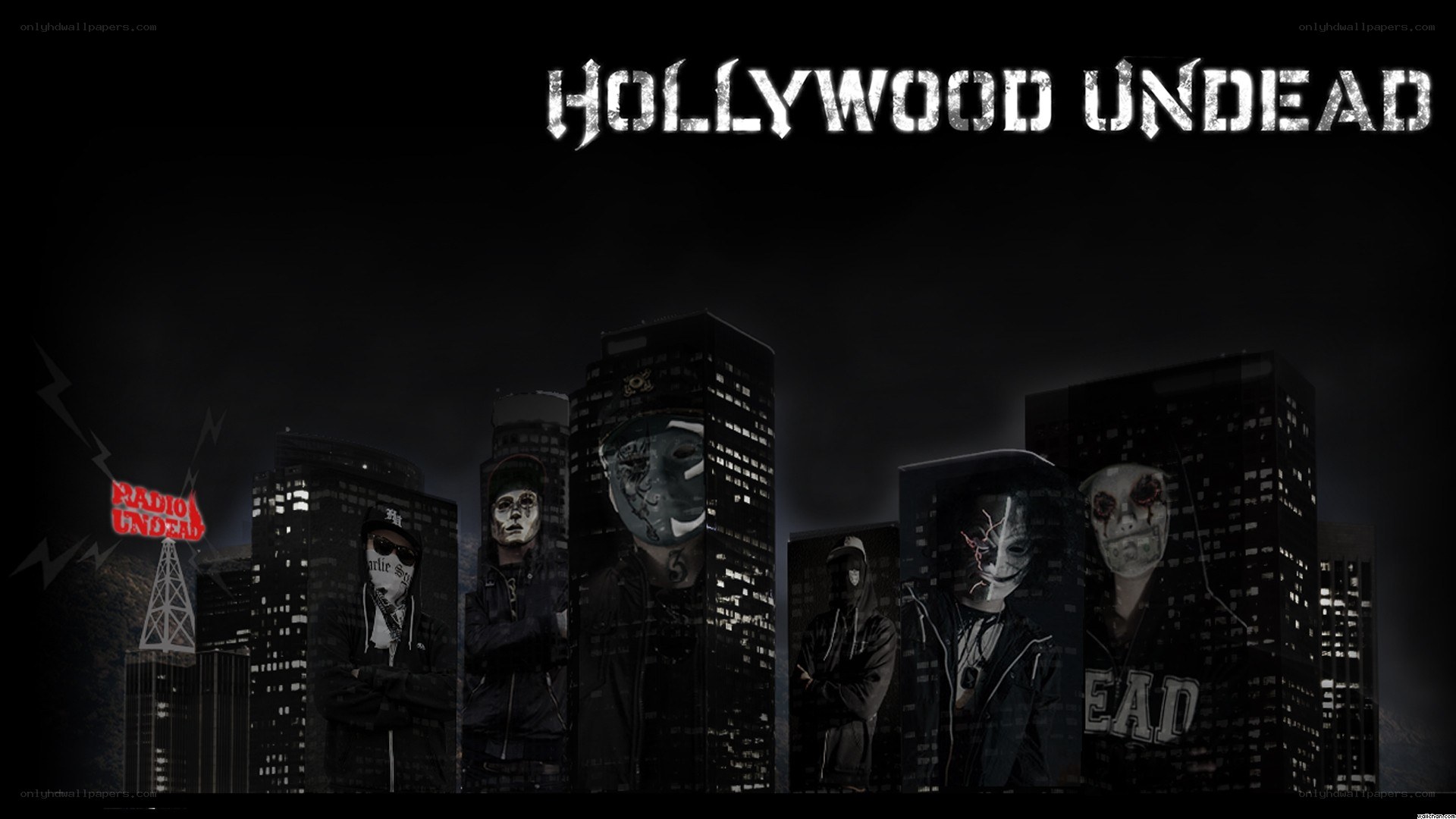 Hollywood Undead band wallpaper