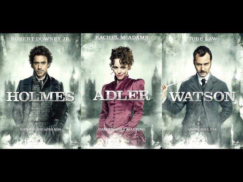 Holmes Adler Watson movie posters