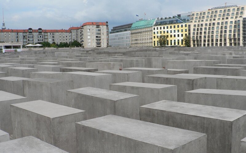 Holocaust Memorial Berlin — Gray, Somber, Afternoon