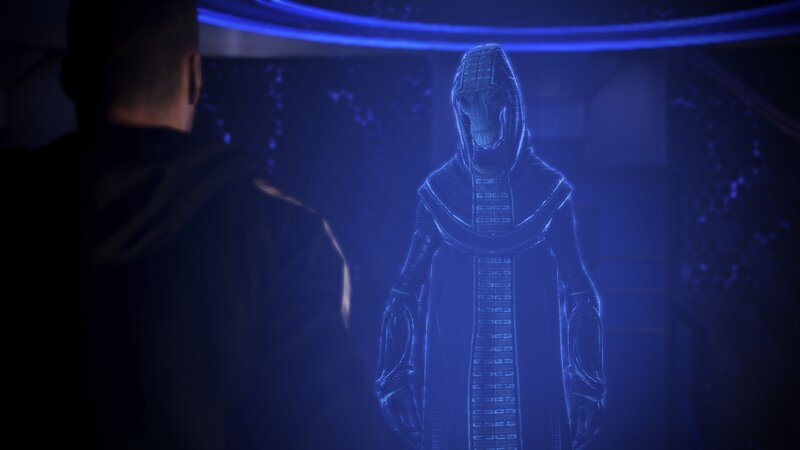 holographic alien figure