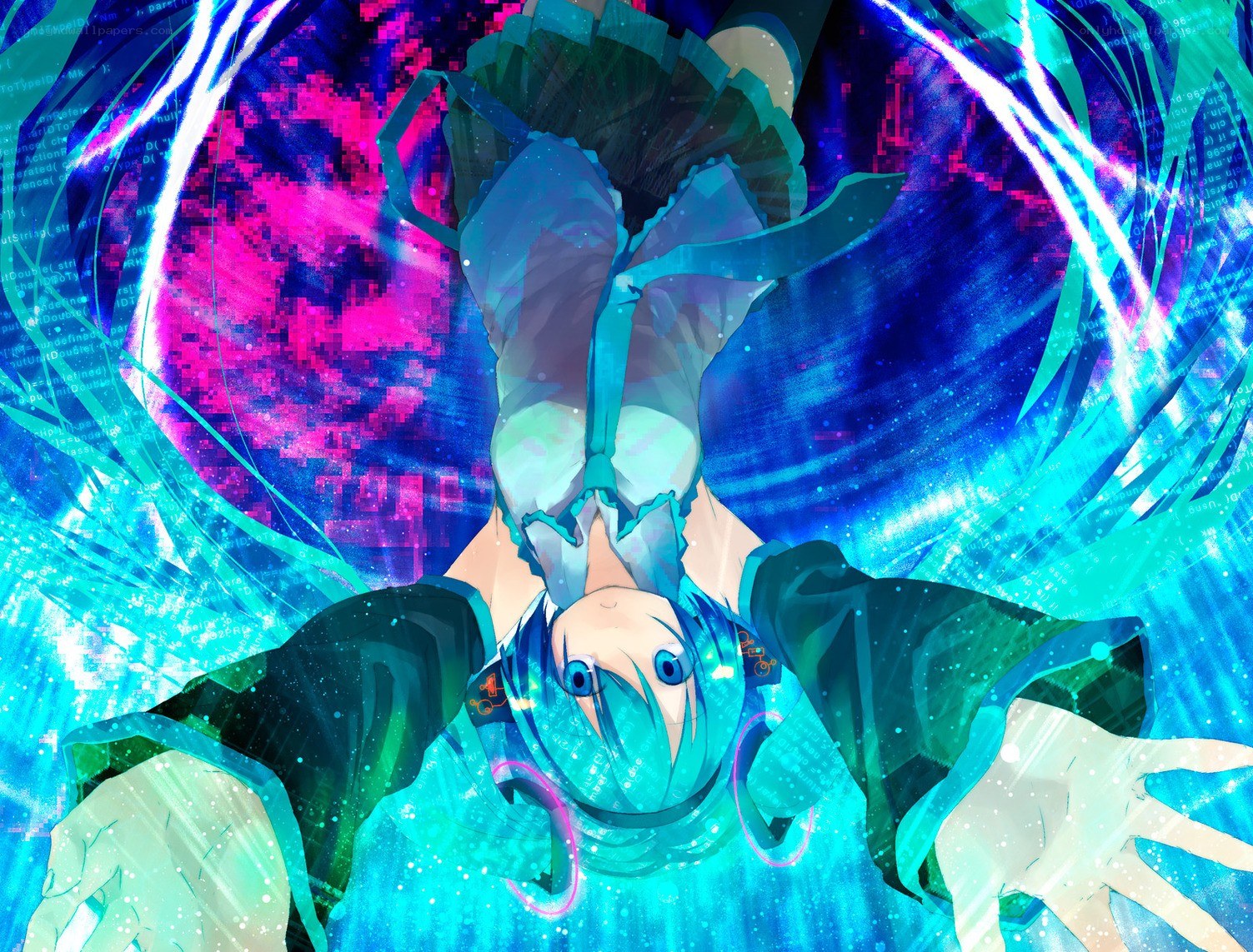 holographic anime character