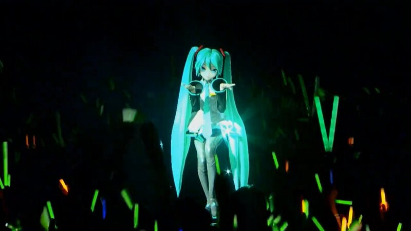 Holographic Anime Character — Green