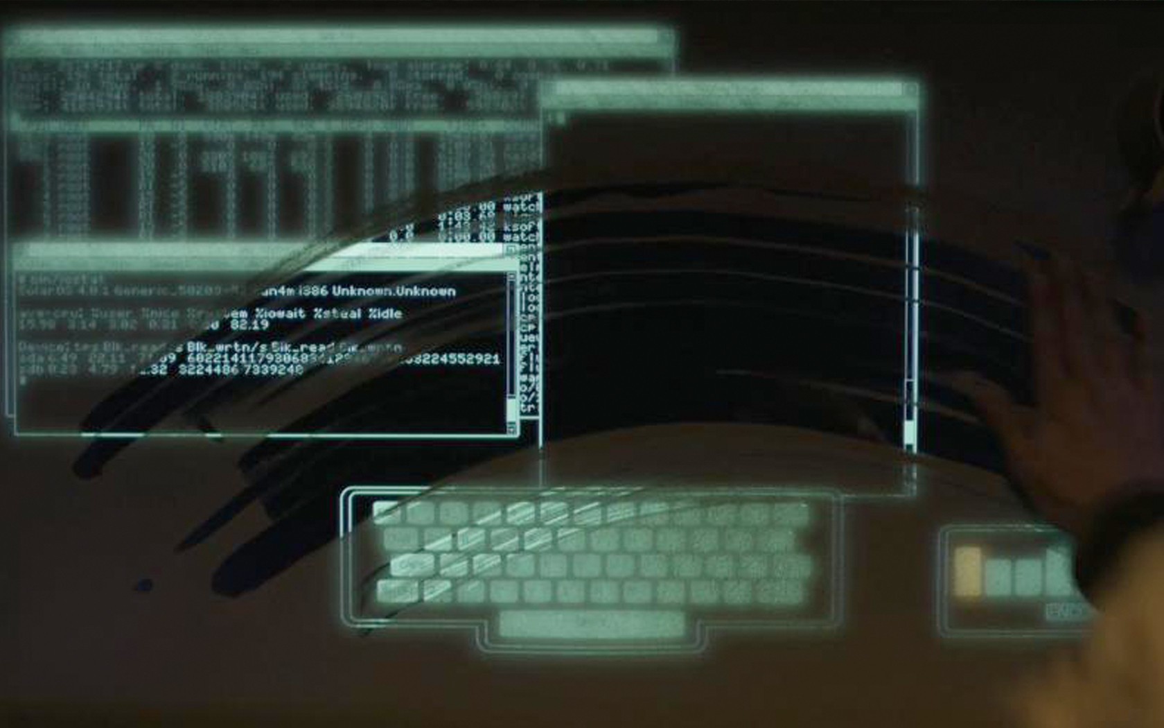 holographic computer interface