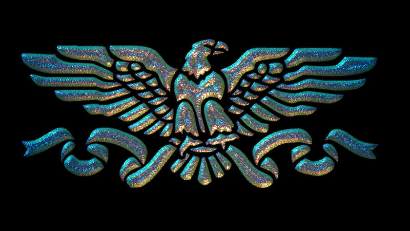 holographic eagle emblem