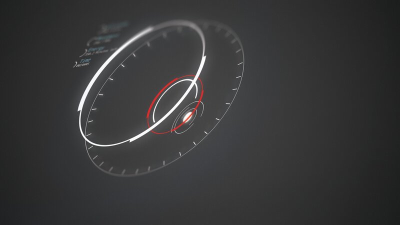 Holographic Interface Display — Black