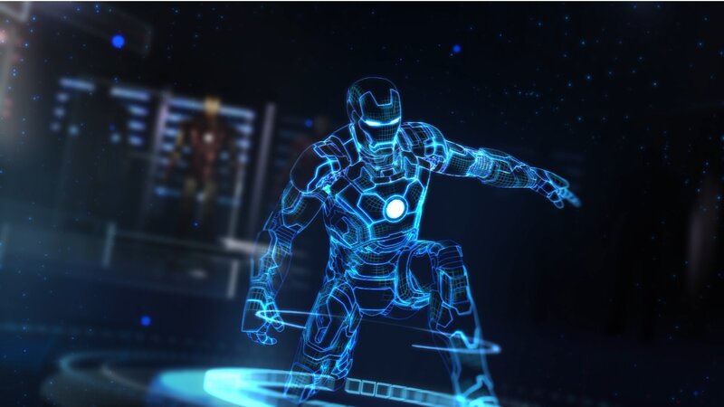 Holographic Iron Man